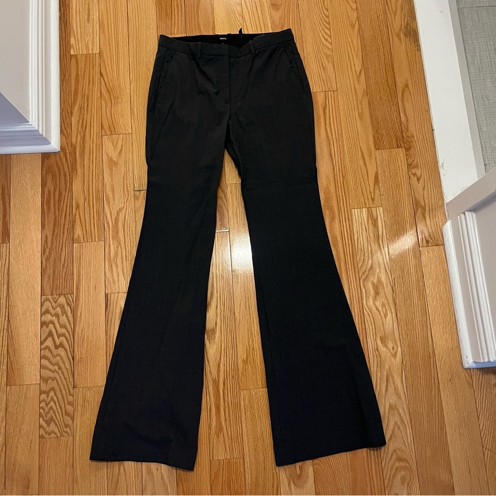 Theory Charcoal Wool Trousers
